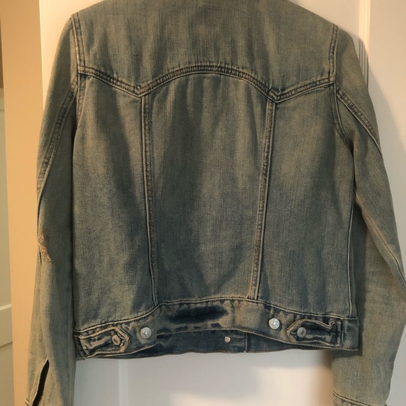 GAP distressed denim jacket - Picture 3 of 3